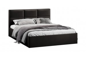 Кровать с ПМ Стелла 1600 Тип 1 с подъемным механизмом Велюр Confetti Stone