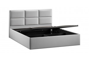 Кровать с ПМ Стелла 1800 Тип 1 с подъемным механизмом Велюр Confetti Silver