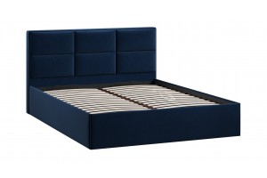 Кровать с ПМ Стелла 1800 Тип 1 с подъемным механизмом Микровелюр Wellmart Blue