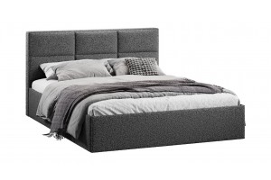 Кровать с ПМ Стелла 1800 Тип 1 с подъемным механизмом Экомех Barni Grey