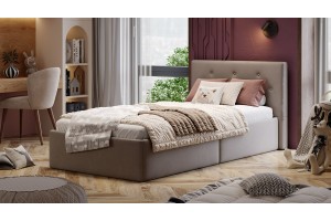 Кровать с ПМ Тейлор 900 (с подъемным механизмом) Велюр Neo Бежевый