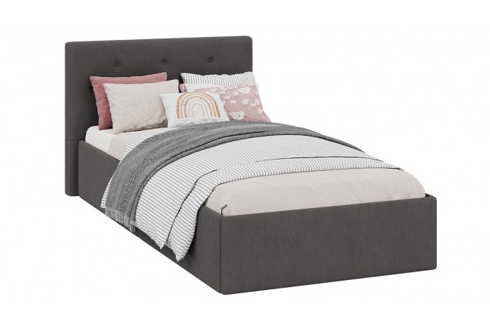 Кровать с ПМ «Тейлор» 900 (с подъемным механизмом) Велюр Neo Серый
