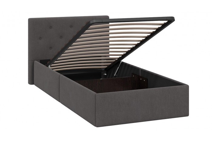 Кровать с ПМ «Тейлор» 900 (с подъемным механизмом) Велюр Neo Серый