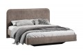 Кровать без ПМ «Тиффани» 1400 Тип 1 (без подъемного механизма) Микровелюр Wellmart Latte