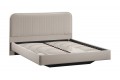 Кровать без ПМ «Тиффани» 1400 Тип 1 (без подъемного механизма) Велюр Confetti Cream