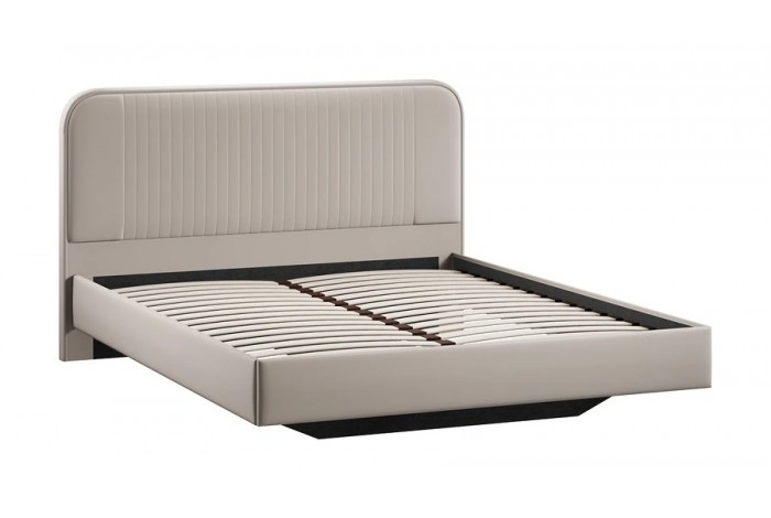 Кровать без ПМ «Тиффани» 1400 Тип 1 (без подъемного механизма) Велюр Confetti Cream