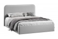 Кровать с ПМ «Тиффани» 1400 Тип 1 (с подъемным механизмом) Велюр Confetti Silver