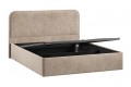 Кровать с ПМ «Тиффани» 1400 Тип 1 (с подъемным механизмом) Микровелюр Wellmart Dark Beige