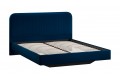 Кровать без ПМ «Тиффани» 1600 Тип 1 (без подъемного механизма) Велюр Confetti Blue