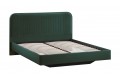 Кровать без ПМ «Тиффани» 1600 Тип 1 (без подъемного механизма) Велюр Confetti Deep forest