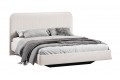 Кровать без ПМ «Тиффани» 1600 Тип 1 (без подъемного механизма) Велюр Бежевый