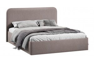 Кровать с ПМ Тиффани 1600 Тип 1 с подъемным механизмом Велюр Мокко темный