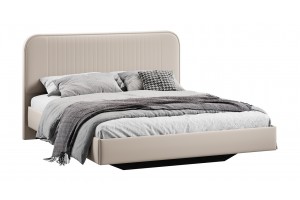 Кровать без ПМ Тиффани 1800 Тип 1 без подъемного механизма Велюр Confetti Cream