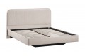 Кровать без ПМ «Тиффани» 1800 Тип 1 (без подъемного механизма) Велюр Мокко светлый