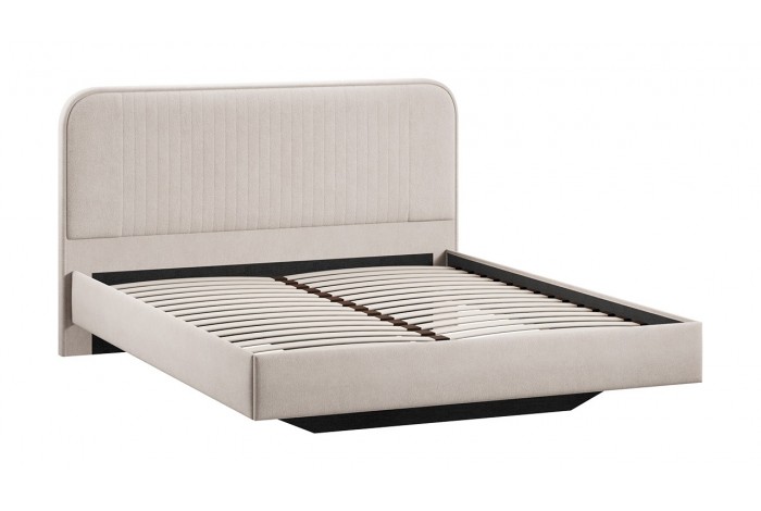 Кровать без ПМ «Тиффани» 1800 Тип 1 (без подъемного механизма) Велюр Мокко светлый