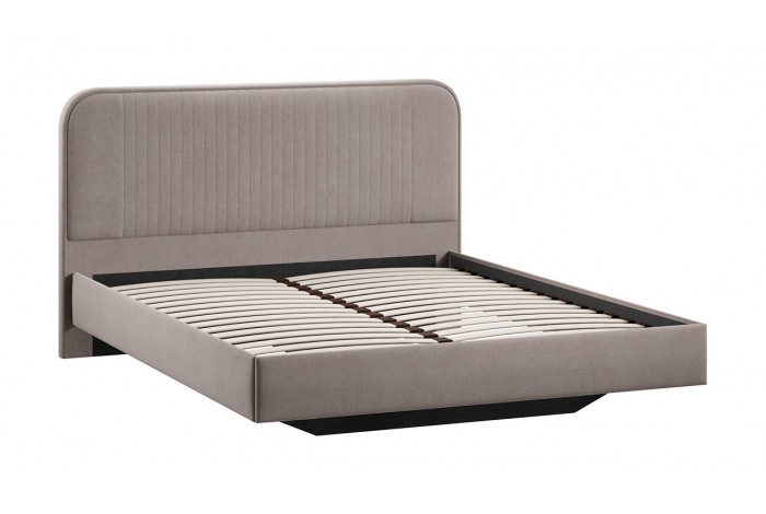Кровать без ПМ «Тиффани» 1800 Тип 1 (без подъемного механизма) Велюр Мокко темный