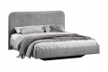 Кровать без ПМ «Тиффани» 1800 Тип 1 (без подъемного механизма) Микровелюр Wellmart Silver
