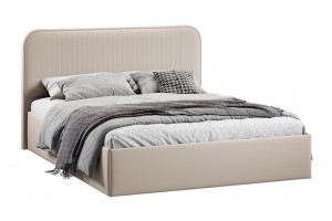 Кровать с ПМ Тиффани 1800 Тип 1 с подъемным механизмом Велюр Confetti Cream