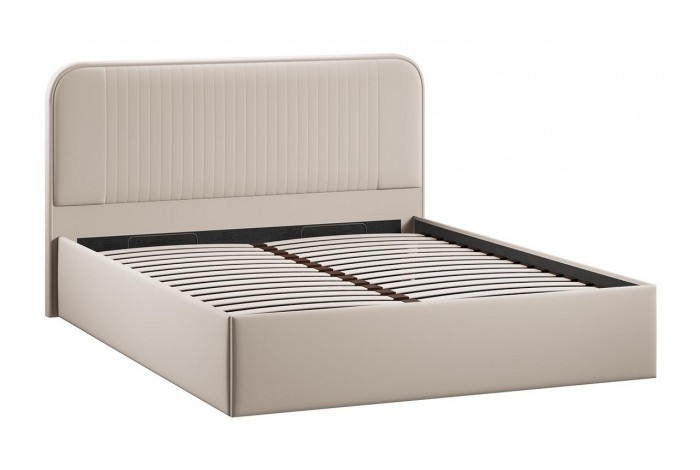 Кровать с ПМ «Тиффани» 1800 Тип 1 (с подъемным механизмом) Велюр Confetti Cream