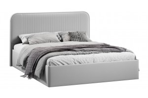 Кровать с ПМ Тиффани 1800 Тип 1 с подъемным механизмом Велюр Confetti Silver