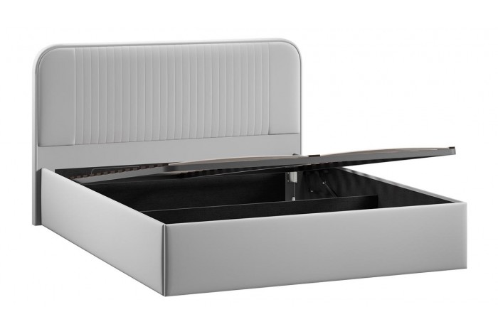 Кровать с ПМ «Тиффани» 1800 Тип 1 (с подъемным механизмом) Велюр Confetti Silver