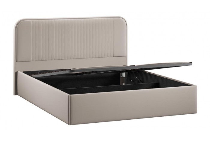 Кровать с ПМ «Тиффани» 1800 Тип 1 (с подъемным механизмом) Велюр Confetti Smoke