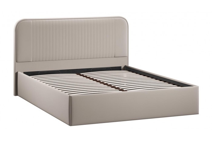 Кровать с ПМ «Тиффани» 1800 Тип 1 (с подъемным механизмом) Велюр Confetti Smoke