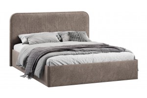 Кровать с ПМ Тиффани 1800 Тип 1 с подъемным механизмом Микровелюр Wellmart Latte