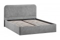 Кровать с ПМ «Тиффани» 1800 Тип 1 (с подъемным механизмом) Микровелюр Wellmart Silver