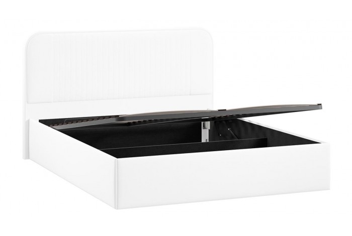 Кровать с ПМ «Тиффани» 1800 Тип 1 (с подъемным механизмом) Экокожа белая Polo