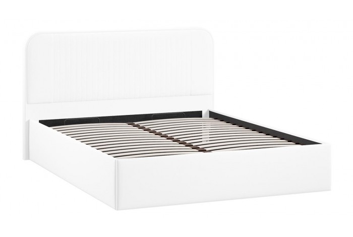 Кровать с ПМ «Тиффани» 1800 Тип 1 (с подъемным механизмом) Экокожа белая Polo