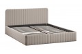 Кровать с ПМ «Шелли» 1400 Тип 1 (с подъемным механизмом и заглушиной) Велюр Confetti Smoke