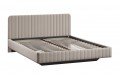 Кровать без ПМ «Шелли» 1600 Тип 1 (без подъемного механизма) Велюр Confetti Smoke