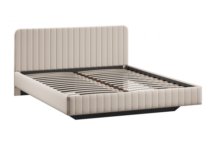 Кровать без ПМ «Шелли» 1800 Тип 1 (без подъемного механизма) Велюр Confetti Cream