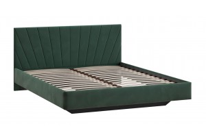 Кровать без ПМ Эвори 1400 Тип 1 (без подъемного механизма) Велюр Confetti Deep forest