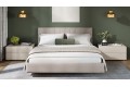 Кровать без ПМ «Эвори» 1400 Тип 1 (без подъемного механизма) Велюр Confetti Smoke