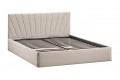 Кровать с ПМ «Эвори» 1800 Тип 1 (с подъемным механизмом и заглушиной) Велюр Confetti Cream