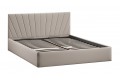 Кровать с ПМ «Эвори» 1800 Тип 1 (с подъемным механизмом и заглушиной) Велюр Confetti Smoke