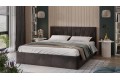 Кровать с ПМ «Эвори» 1800 Тип 1 (с подъемным механизмом и заглушиной) Велюр Confetti Stone