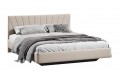 Кровать без ПМ «Эвори» 1600 Тип 1 (без подъемного механизма) Велюр Confetti Cream