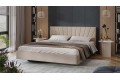 Кровать без ПМ «Эвори» 1600 Тип 1 (без подъемного механизма) Велюр Confetti Cream