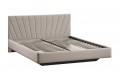 Кровать без ПМ «Эвори» 1600 Тип 1 (без подъемного механизма) Велюр Confetti Smoke