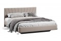 Кровать без ПМ «Эвори» 1600 Тип 1 (без подъемного механизма) Велюр Confetti Smoke