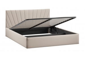 Кровать с ПМ Эвори 1600 Тип 1 (с подъемным механизмом) Велюр Confetti Cream