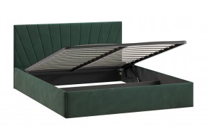 Кровать с ПМ Эвори 1600 Тип 1 (с подъемным механизмом) Велюр Confetti Deep forest