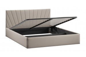 Кровать с ПМ Эвори 1600 Тип 1 (с подъемным механизмом) Велюр Confetti Smoke