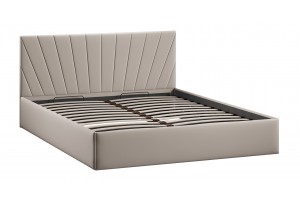 Кровать с ПМ Эвори 1600 Тип 1 (с подъемным механизмом) Велюр Confetti Smoke