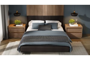 Кровать без ПМ Эвори 1800 Тип 1 (без подъемного механизма) Велюр Confetti Stone