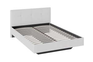 Кровать без ПМ Элис 1400 Тип 1 (без подъемного механизма) Исп.2 Белая