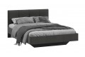 Кровать без ПМ «Элис» 1400 Тип 1 (без подъемного механизма) Исп.2 Велюр Графит